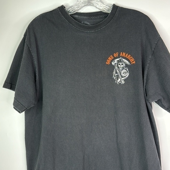 Sons Of Anarchy Charming, Ca Black Grim Tshirt Size Large - Picture 5 of 7